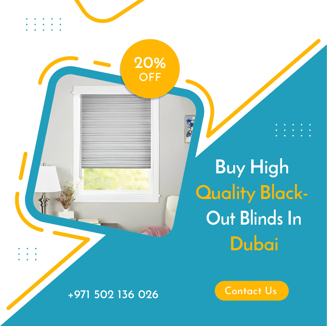 blackout blinds Dubai