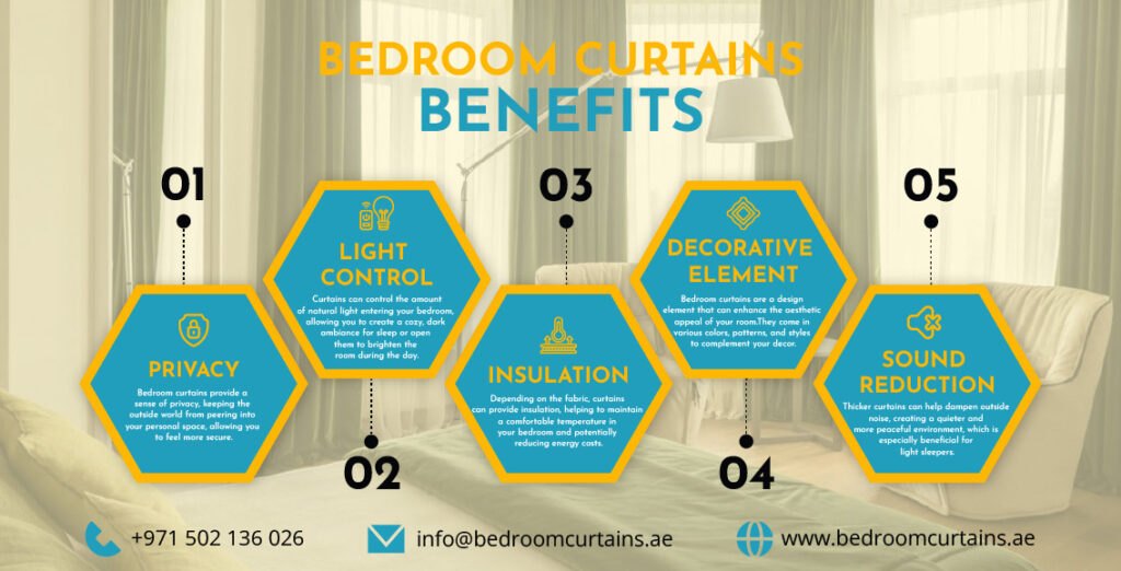 bedroom cutains Dubai Benefits