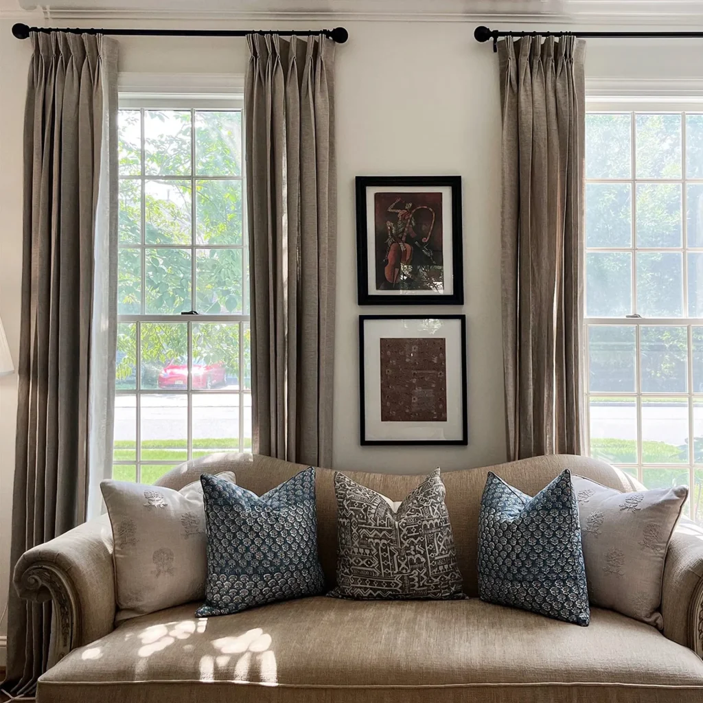 Yvaine 100% French Linen Curtains